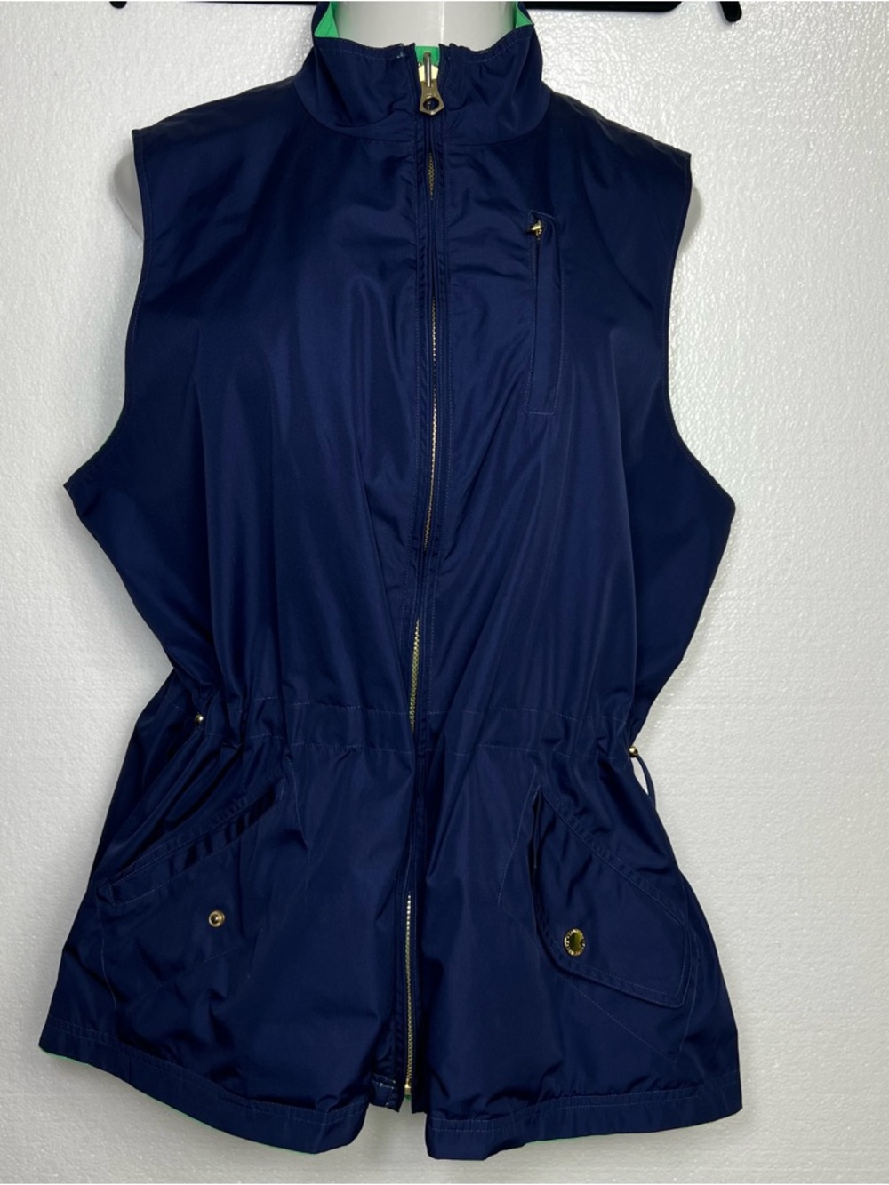 LAUREN RALPH LAUREN REVERSIBLE VEST NAVY AND GREEN SIZE 2X - Picture 2 of 6